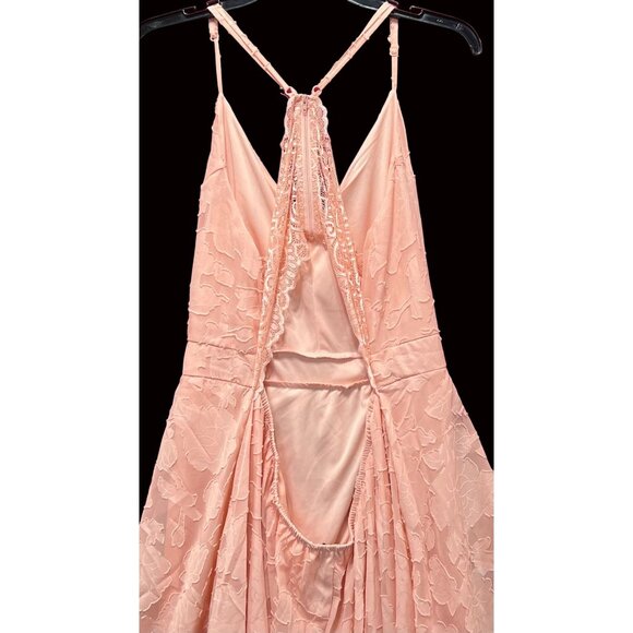 Rue 21 - Women's Summer Sleeveless High Low Hem Ruffle Dress - Pink - 2X - Picture 14 of 16